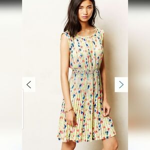 YOANA BARASCHI PLEATED DRESS FLORAL BOHO WEDDING MEADOWLIGHT FAIRY SUNDAYBRUNCH